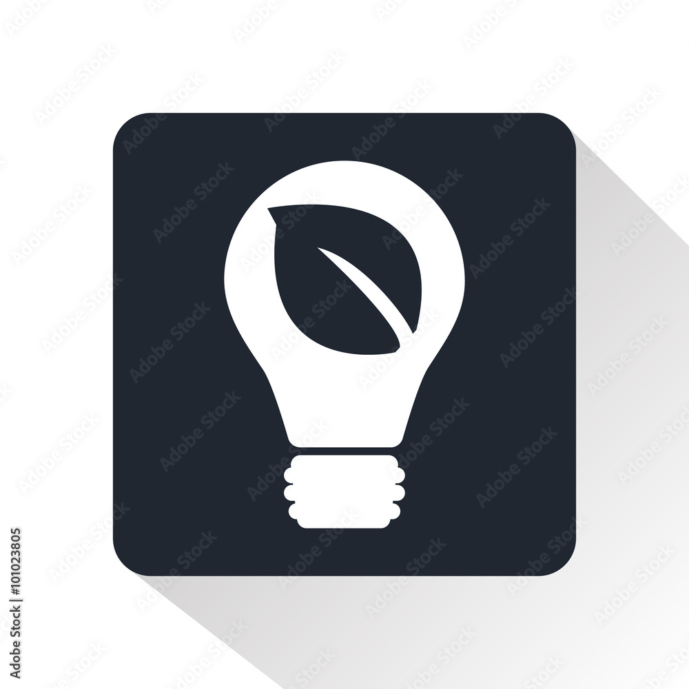 eco lightbulb icon eco lightbulb icon