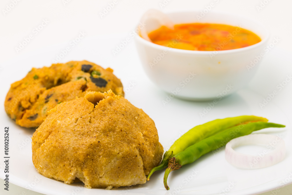 Dal Dhokla - a typical rajasthani food Stock Photo | Adobe Stock