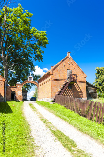 gate of Monastery of the Old Believers, Wojnowo, Warmian-Masuria photo