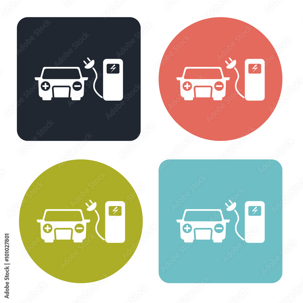 bio gas station icon bio gas station icon