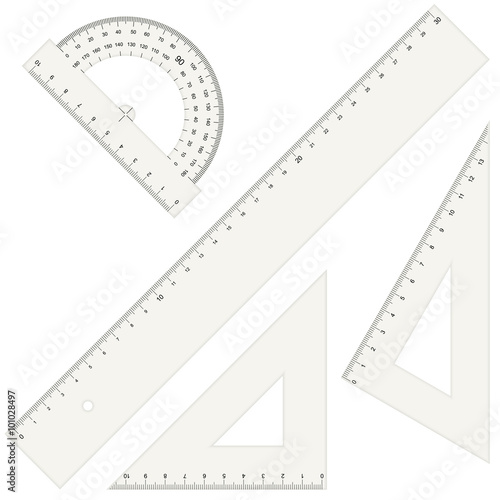 rulers and triangular