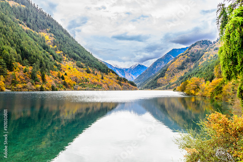 Lake in Jiuzhaigou National Park