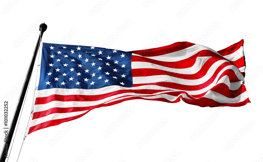 Fototapeta premium The national flag of the United states