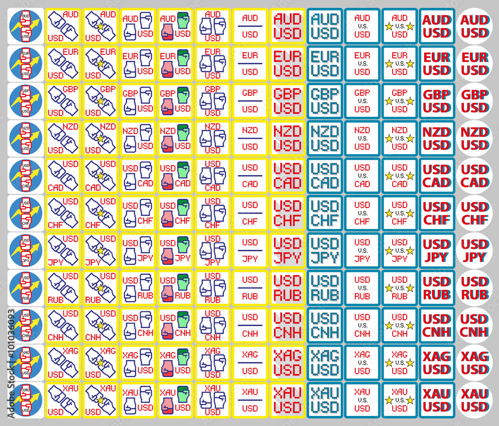 Forex icons, stock quotes, exchange rates Forex icons, stock quotes, exchange rates