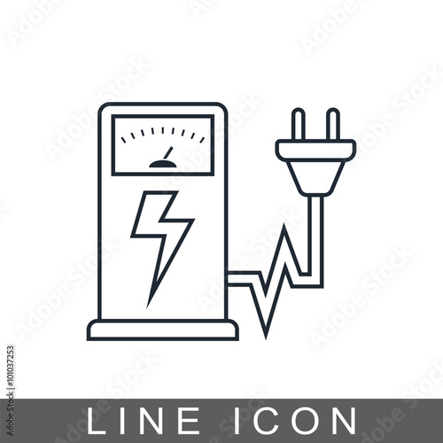 icon electrogas station photo