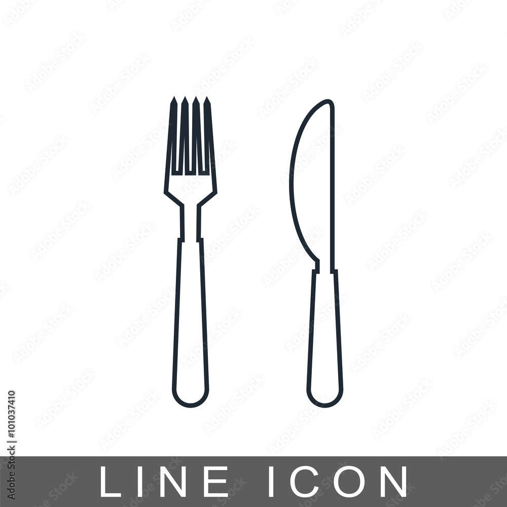 icon fork and knife icon fork and knife