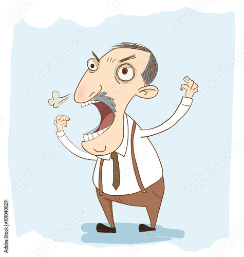 angry boss