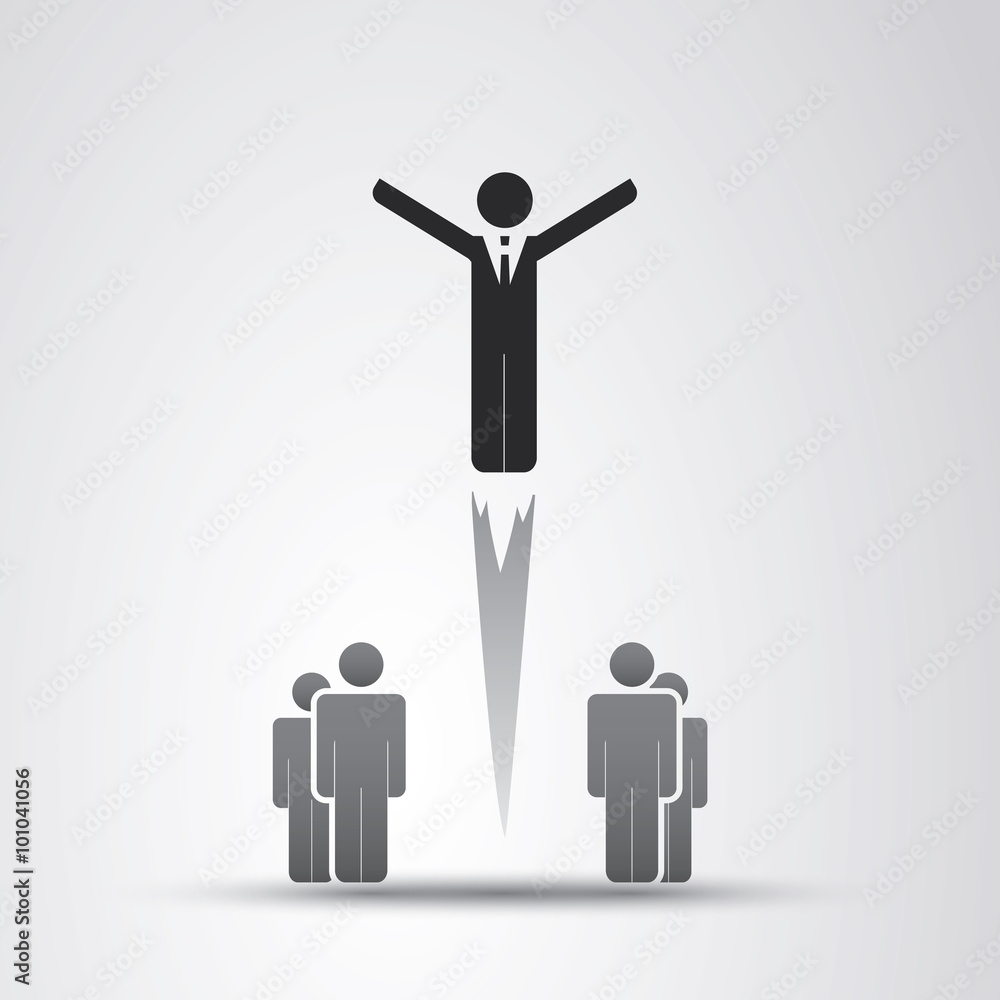 Boost Your Career - Business Icon Design Boost Your Career - Business Icon Design