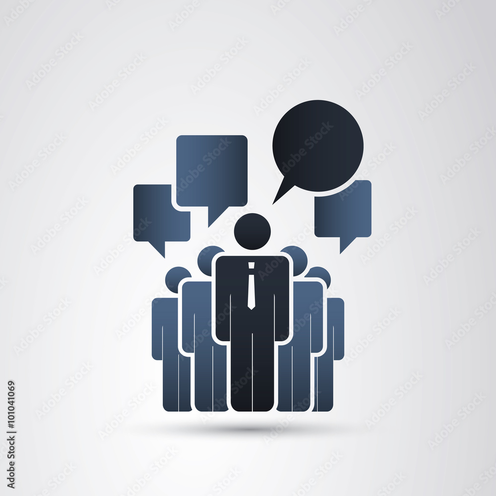 The Real Leader - Business Men Icons The Real Leader - Business Men Icons