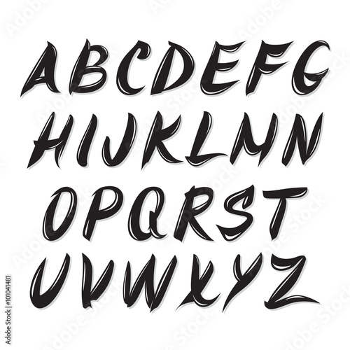 quick brush font