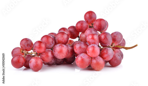 Canvastavla grape on white background