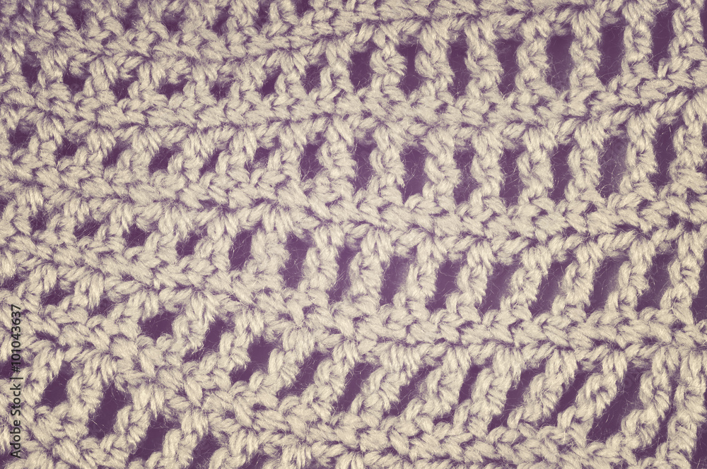 Crocheted fabric retro. Crocheted fabric retro.