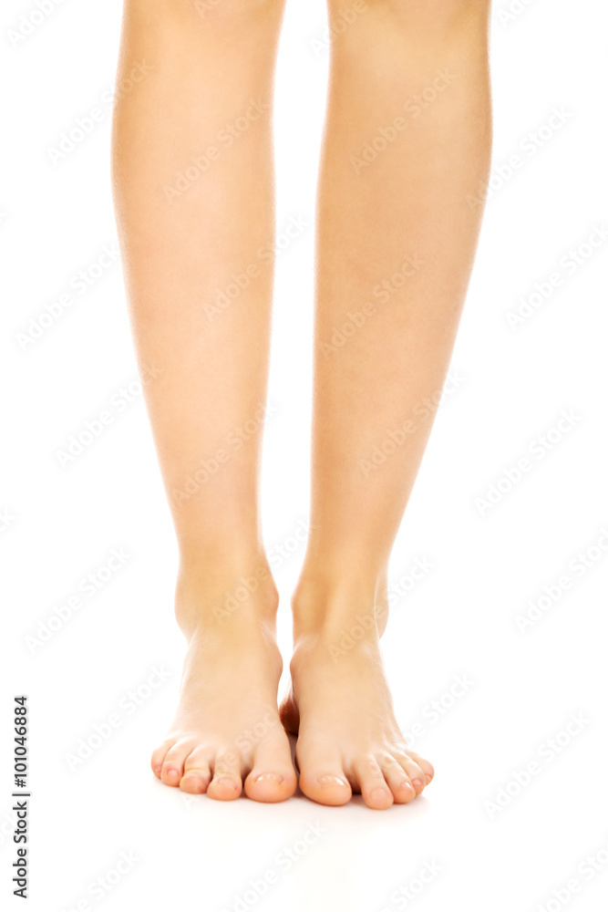 The legs of a young woman The legs of a young woman