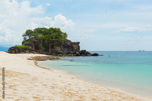 Stone with beautiful beach at Koh Khai in Andaman Sea Tarutao na