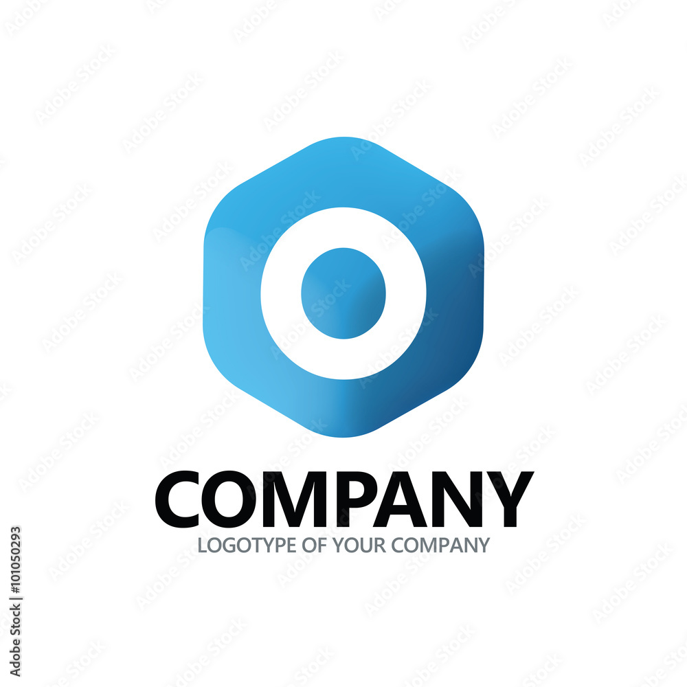 Letter O logo icon design template elements
