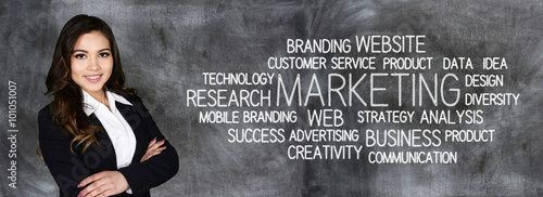 Woman Doing Marketing