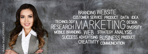Woman Doing Marketing