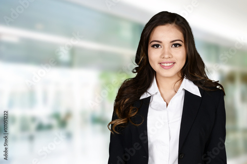Happy Hispanic Businesswoman