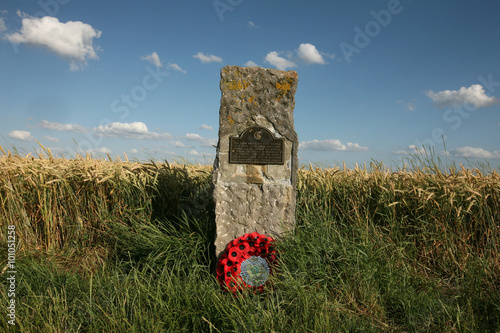 Obraz na płótnie Battlefield of the Battle of Waterloo (1815) near Brussels, Belg w salonie