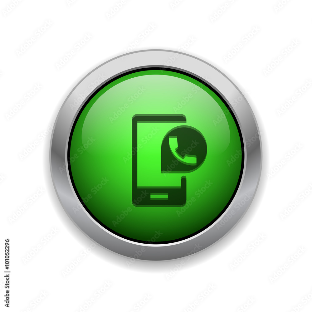 Green Glowing App Web Button Green Glowing App Web Button
