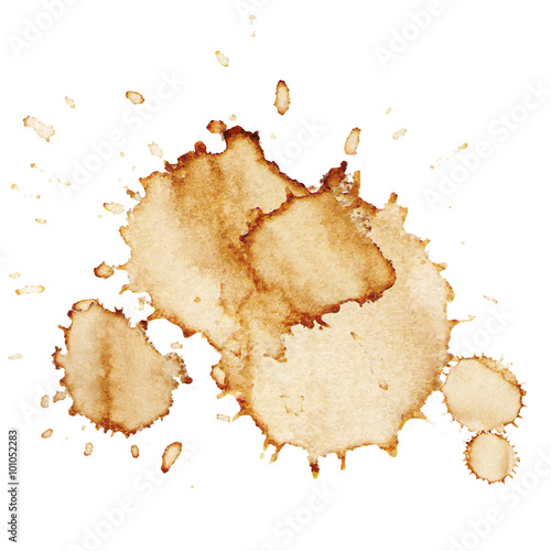 Vector Coffee Stains