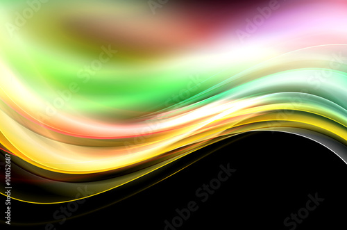 Design Digital Light Waves Abstract Background