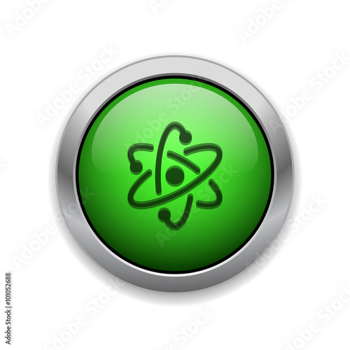 Green Glowing App Web Button