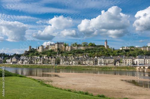 Chinon castle. Loire valley