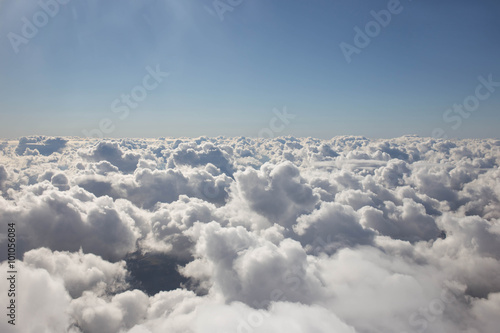 The sky above the clouds