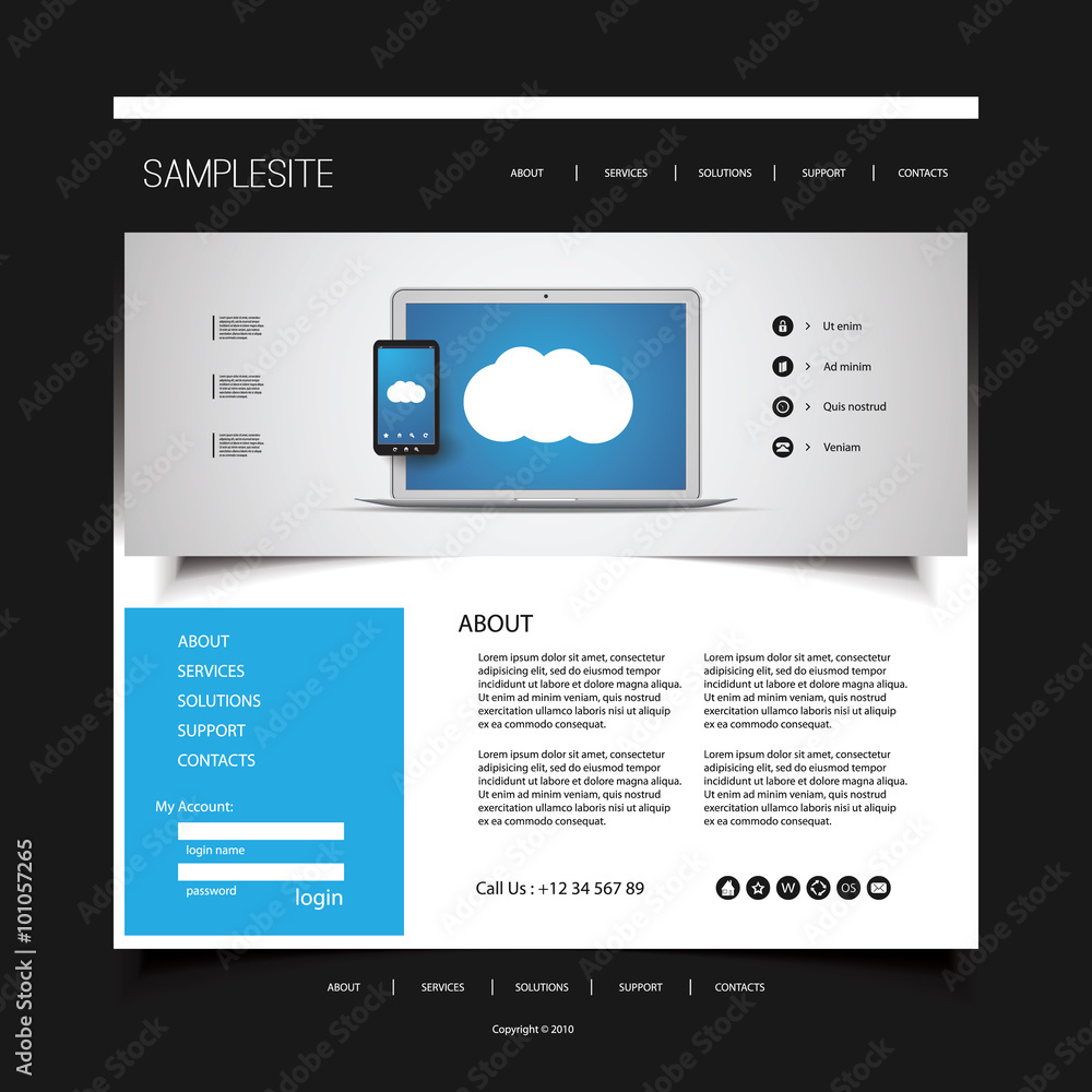 Website Design for Your Business with Electronic Devices Website Design for Your Business with Electronic Devices