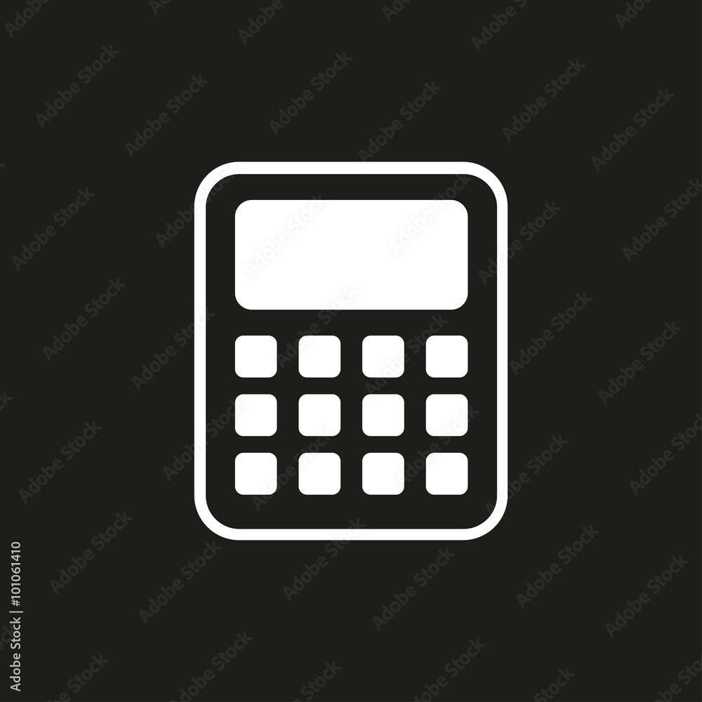 Calculator - vector icon. Calculator - vector icon.