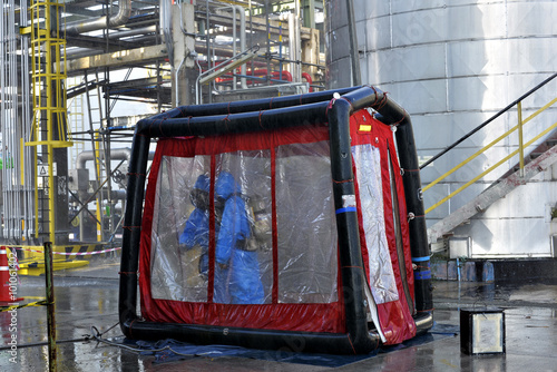 Decontamination  for Hazmat emergency response .