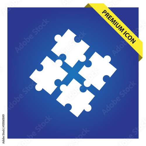 Puzzle, group sign icon