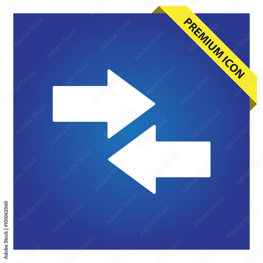 Left right arrow sign icon Left right arrow sign icon