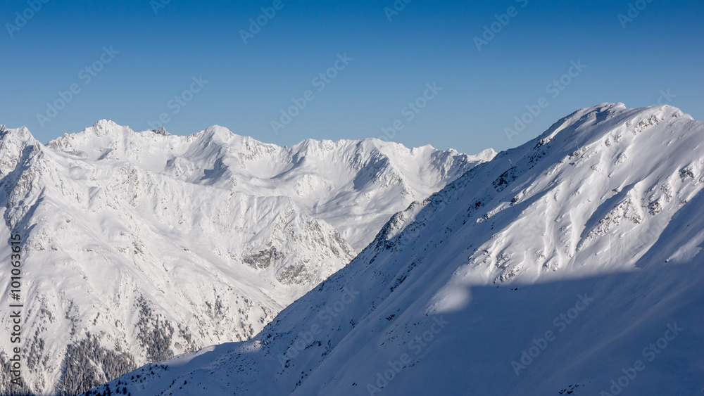 Obraz premium Austrian Alps in Winter