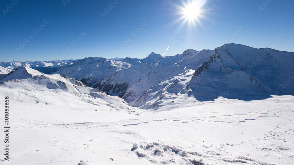 Austrian Alps in Winter