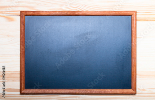 New wooden texture with chalk board for background. Toned