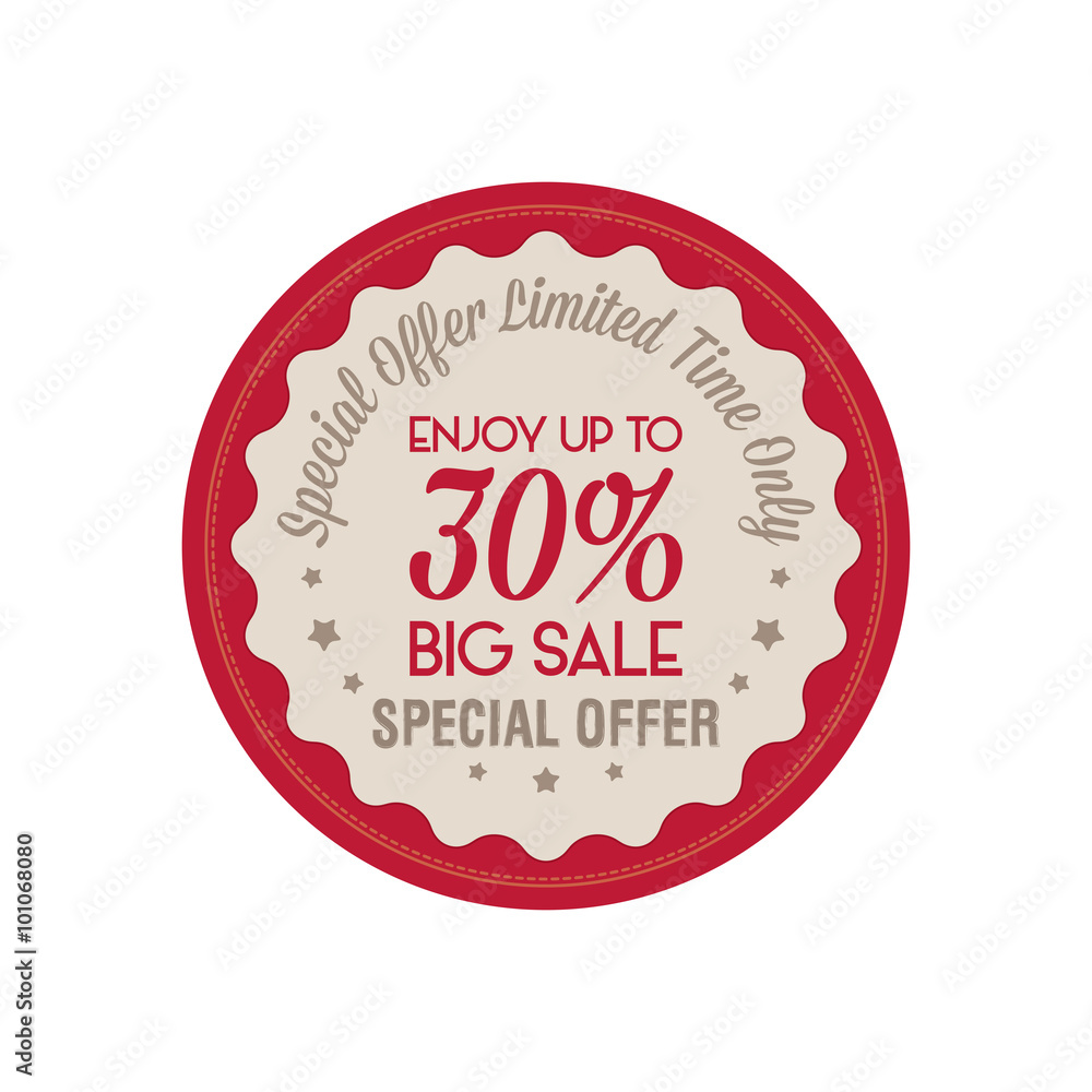 Big Sale Label Big Sale Label
