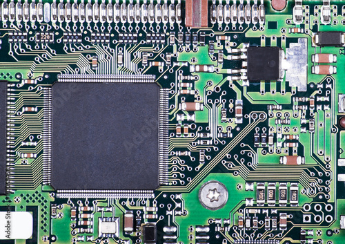 Tablou pe pânză computer micro circuit board