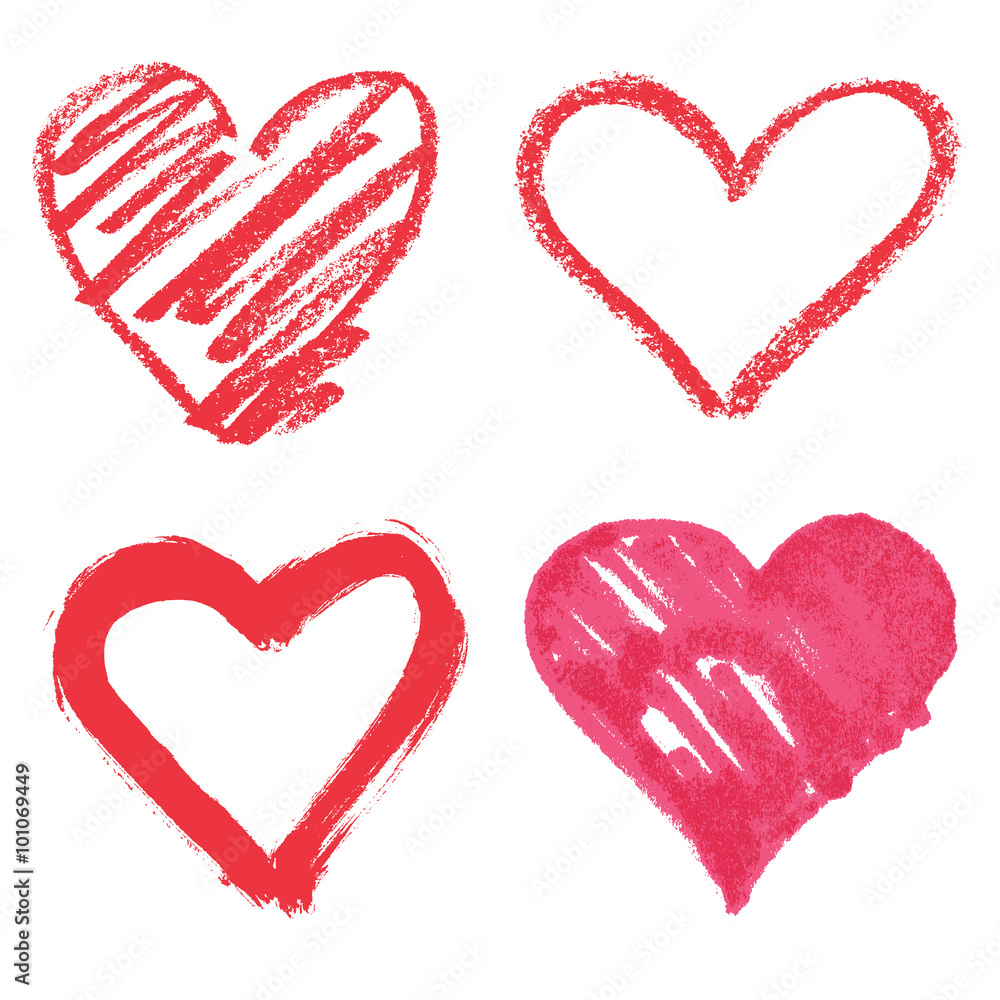 vector heart set vector heart set