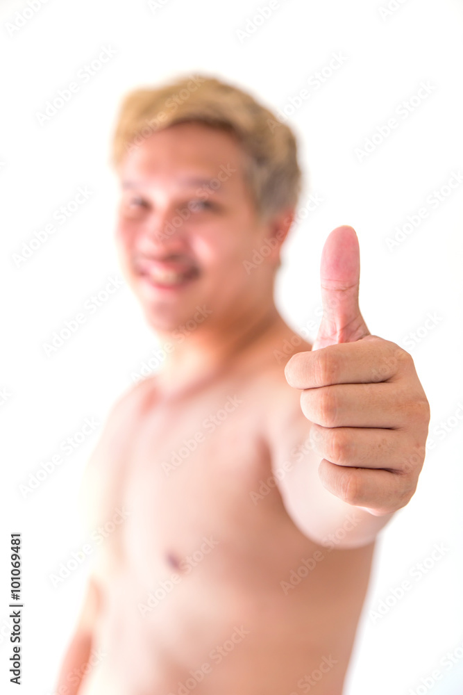man with thumbs up man with thumbs up