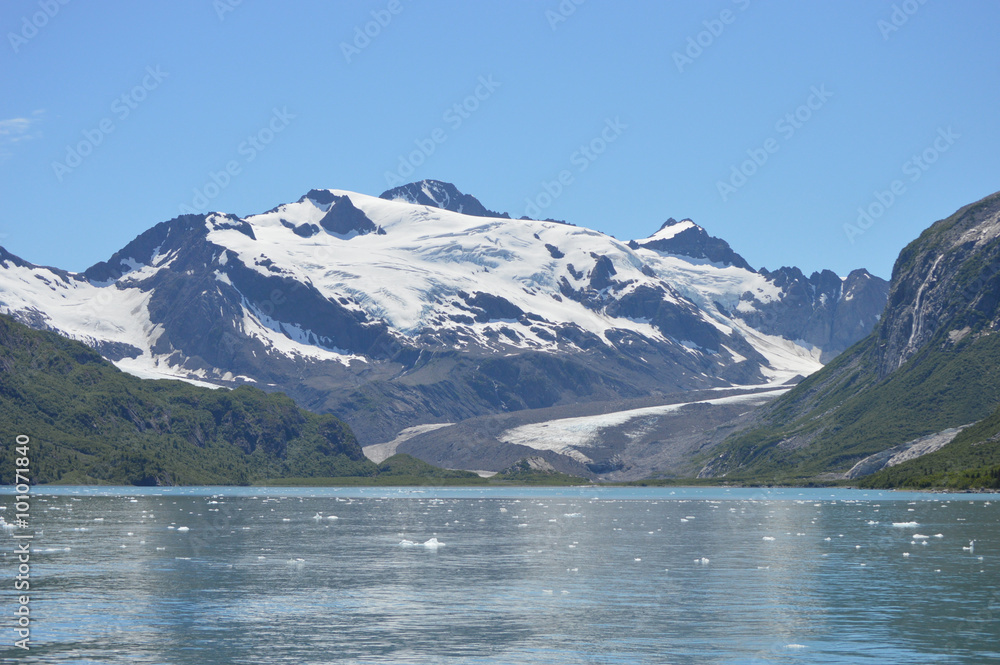 Glacier and Mountain