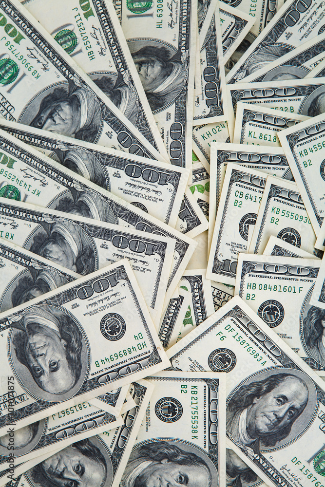 new 100 dollars by close up new 100 dollars by close up