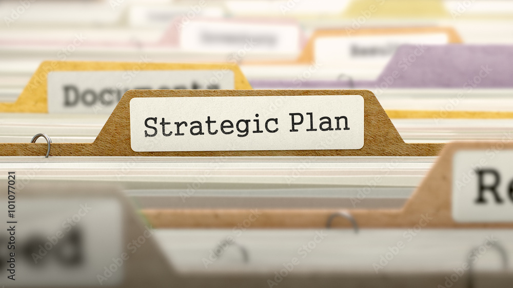 File Folder Labeled as Strategic Plan. File Folder Labeled as Strategic Plan.
