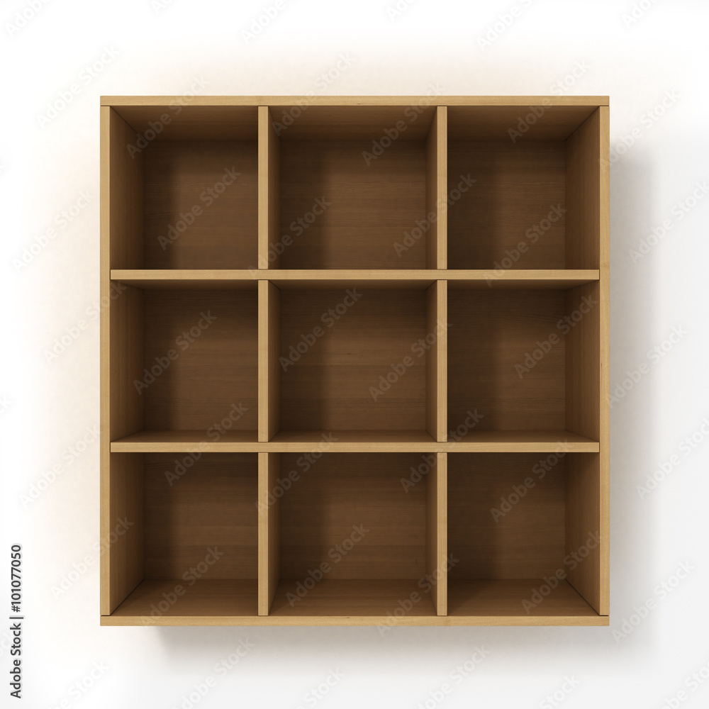 light hanging bookshelf isolated on white background light hanging bookshelf isolated on white background
