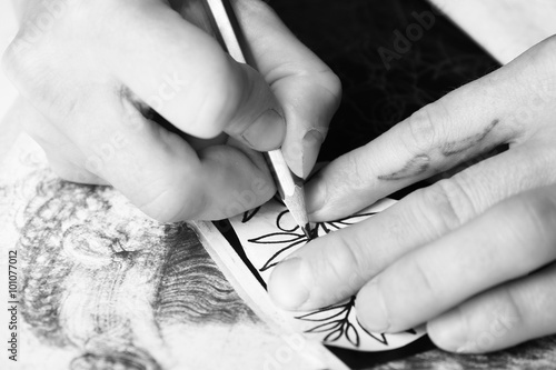 Professional tattoo artist ...