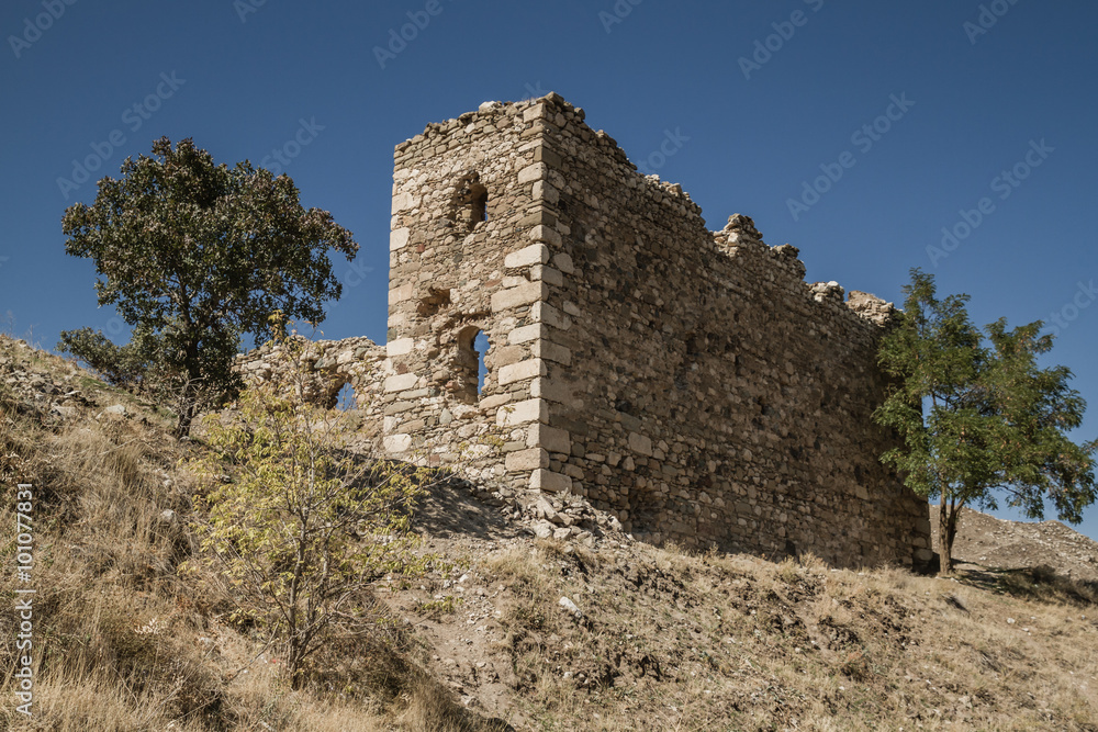 Remains Near Historical Harput Castle in Elazig, Turkey