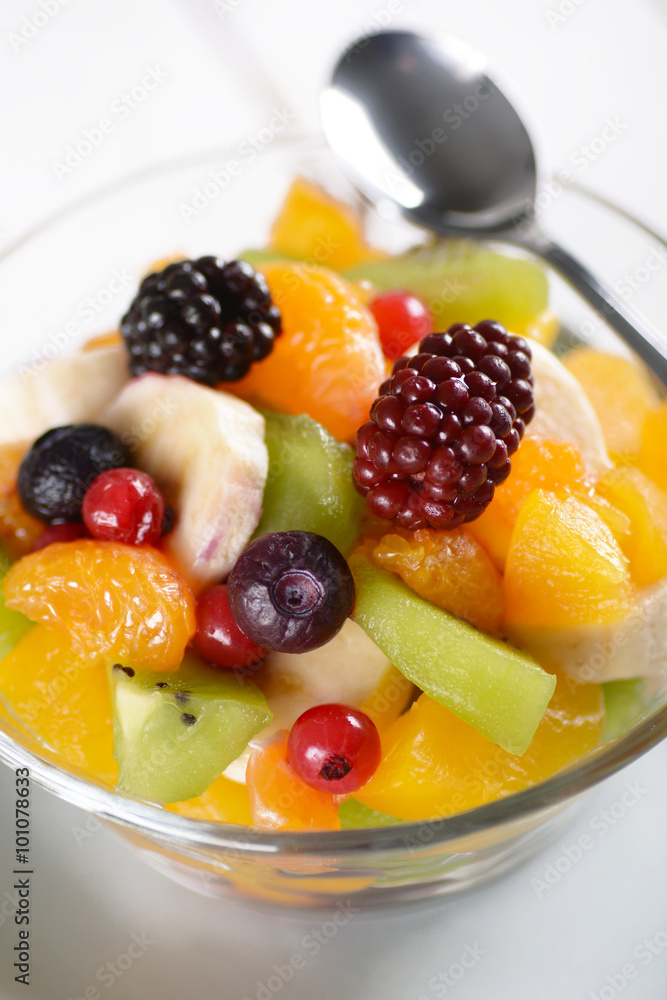 macedonia di frutta assortita