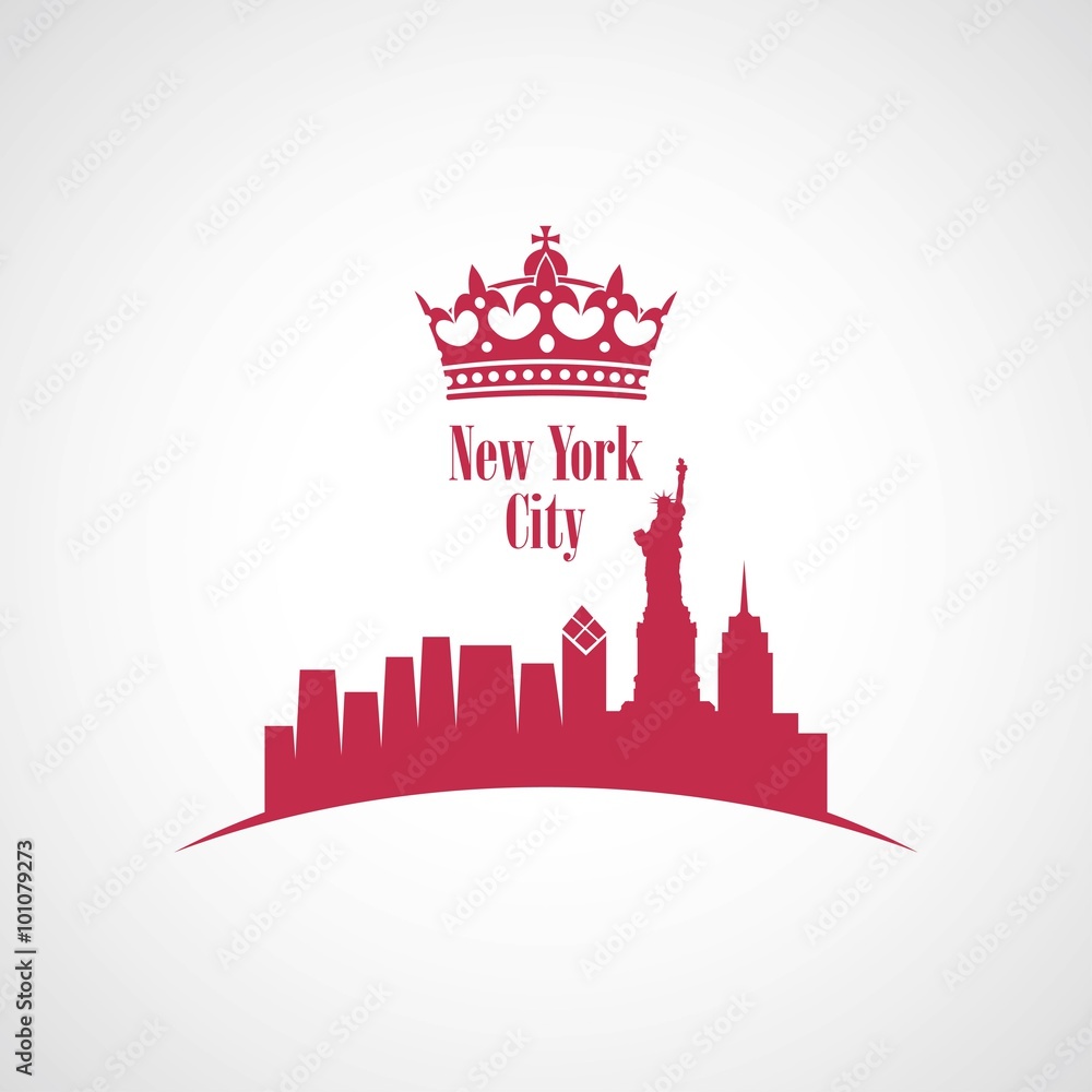 New York skyline symbol