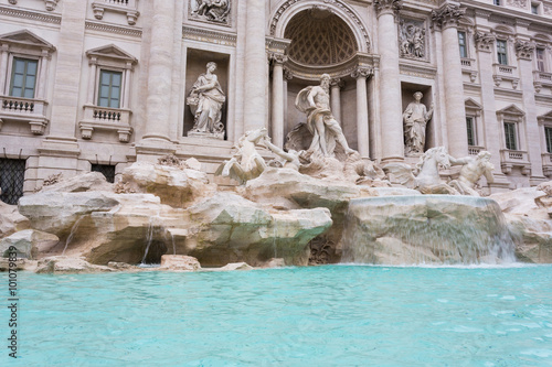 The Trevi Fountain (Fontana di Trevi) - Rome, Italy